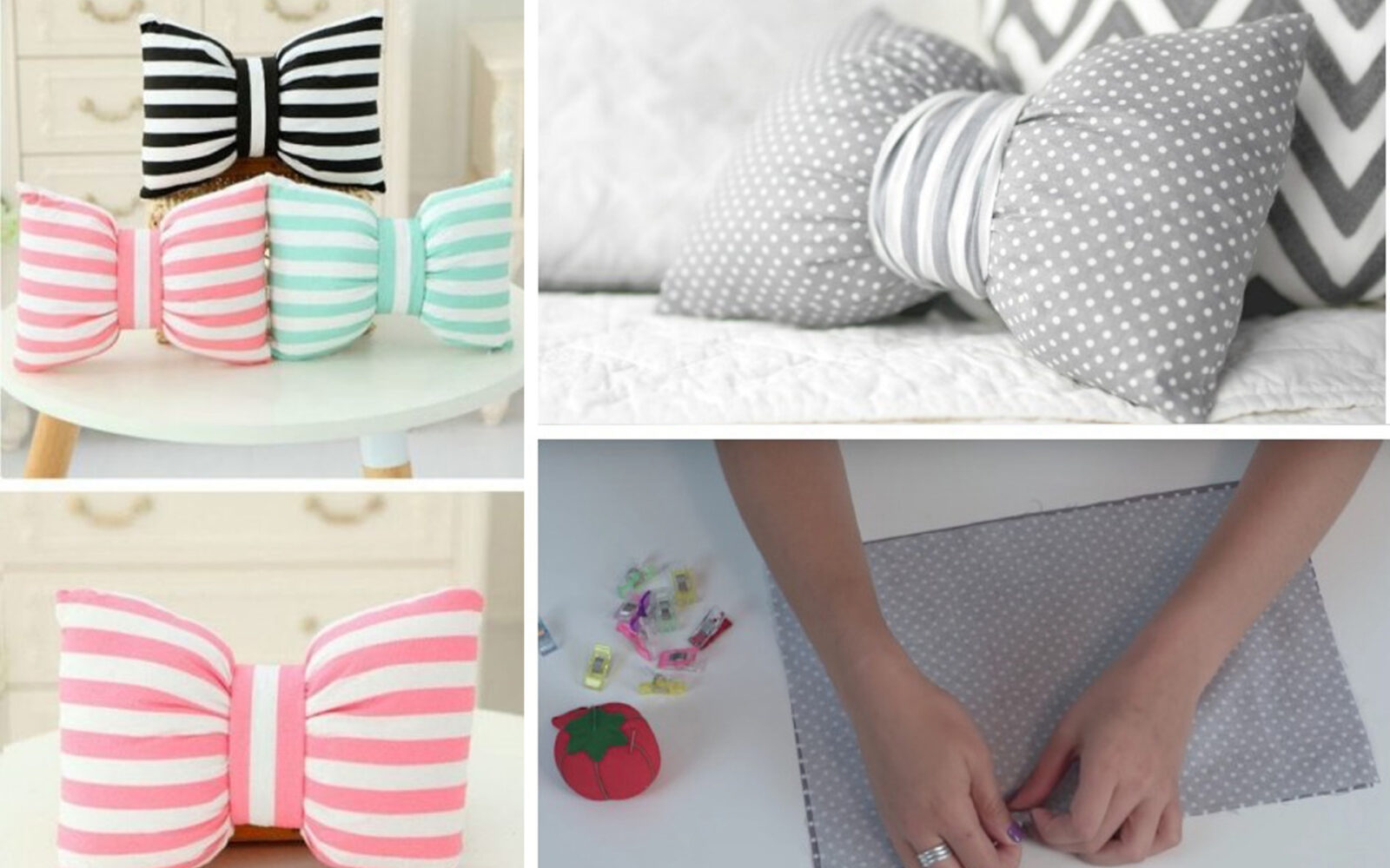 Φτιάξε αυτά τα υπέροχα DIY μαξιλάρια καναπέ Φιόγκους - Οδηγίες βήμα-βήμα