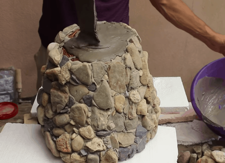 Πώς να φτιάξετε πέτρινα παρτέρια από καλάθια! 6 Πώς να φτιάξετε πέτρινα παρτέρια από καλάθια!