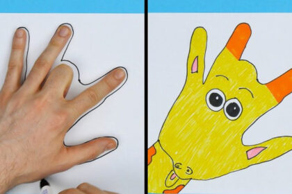 Δεν χρειάζεσαι τίποτα άλλο: 4 πανεύκολα σχέδια με την παλάμη σου που θα λατρέψουν τα παιδιά