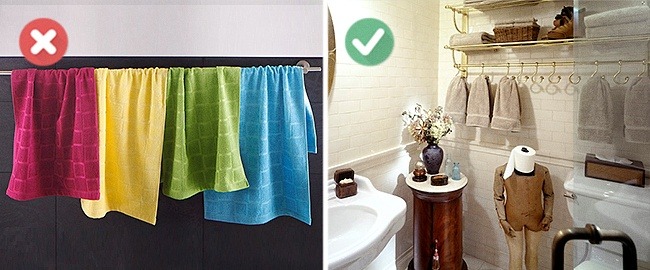 Πετσέτες μπάνιου σε πολλά και έντονα χρώματα