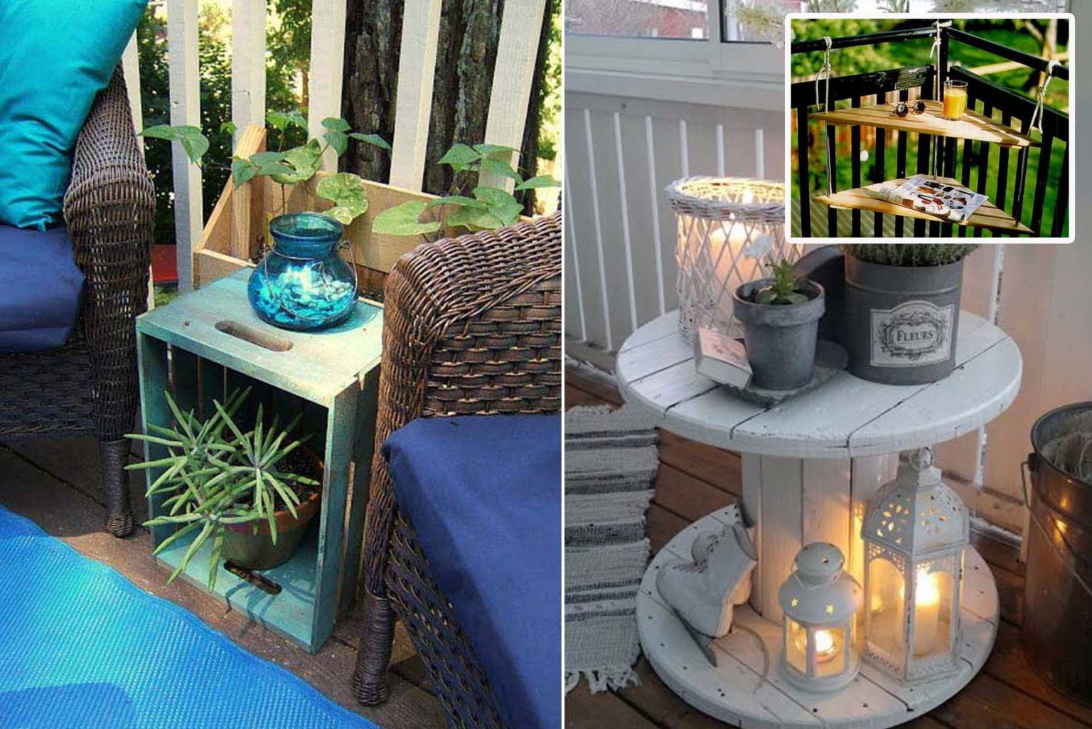 26 Ιδέες Μικρών Επίπλων για το Μικρό Μπαλκόνι σας