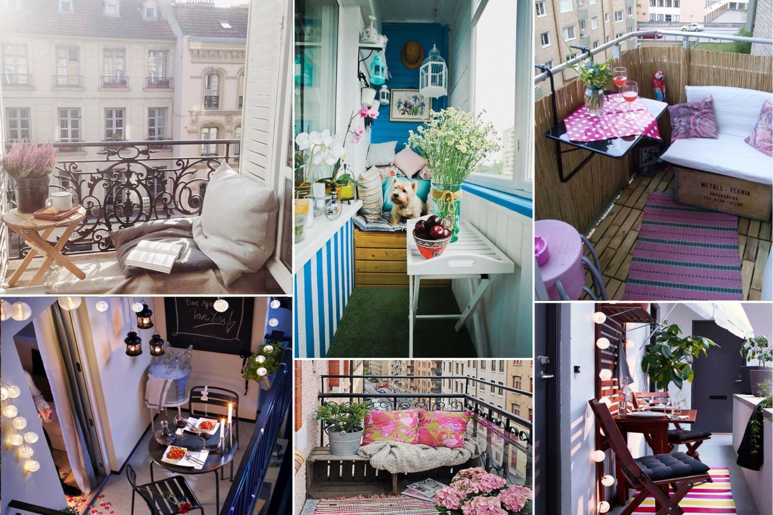 50 Ιδέες Διακόσμησης για Μικροσκοπικό Μπαλκόνι