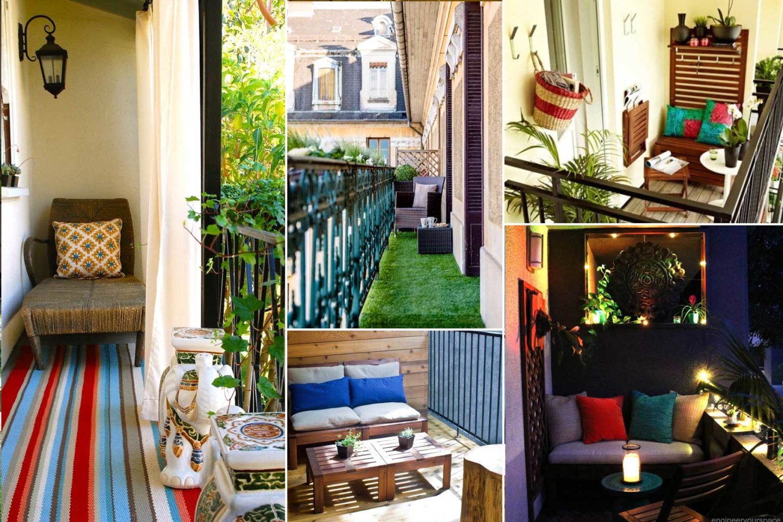50 Ιδέες Σχεδιασμού για Μικρά Μπαλκόνια