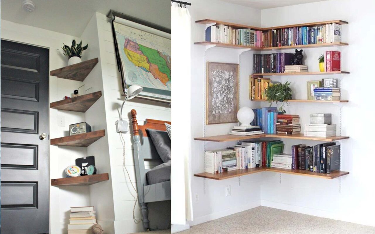 Γωνιακά Ράφια Όνειρο: 25 Ιδέες Γωνιακής Αποθήκευσης
