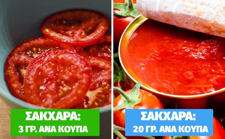 7 τροφές με πολύ ζάχαρη,συμβουλές διατροφής,διατροφή,χρήσιμα