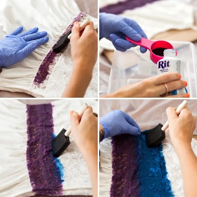 DIY dye ombre καλοκαιρινό φόρεμα,DIY φόρεμα,DIY ρούχα,diy ρουχα,μόδα