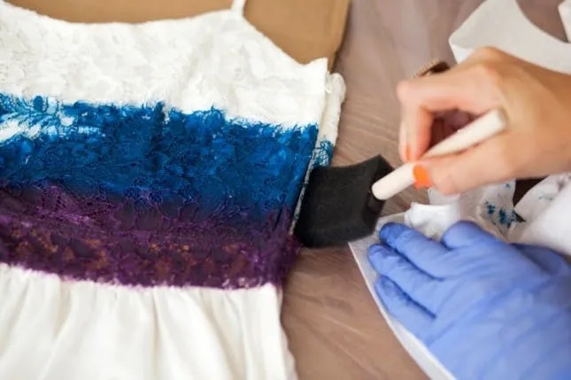 DIY dye ombre καλοκαιρινό φόρεμα,DIY φόρεμα,DIY ρούχα,diy ρουχα,μόδα