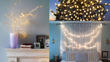 37 Ασυνήθιστες Ιδέες Διακόσμησης με Χριστουγεννιάτικα Φωτάκια