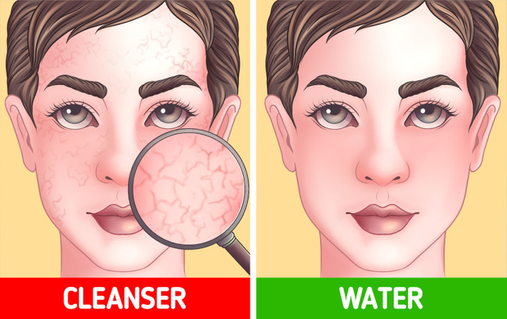Τι θα Συμβεί αν Πλένετε το Πρόσωπό σας Μόνο με Νερό
