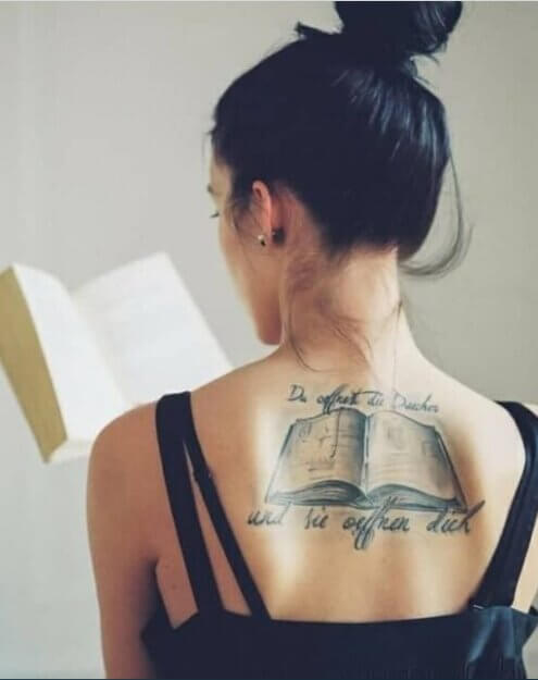 τατουάζ βιβλίο,ιδέες τατουάζ με βιβλία,μόδα,ομορφιά,συμβουλές ομορφιάς