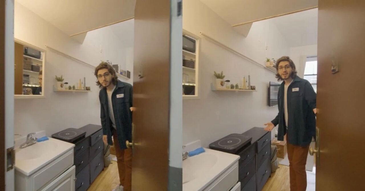 Διαμέρισμα 8,8 τετραγωνικών: Νεαρός μας ξαναγεί σε ένα μικροσκοπικό σπίτι - Πώς ζει [Βίντεο]