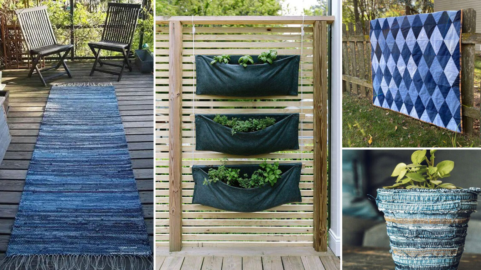 Μην Πετάς τα Παλιά Σκισμένα Ρούχα και Υφάσματα: 22 Μοναδικές Κατασκευές Κήπου