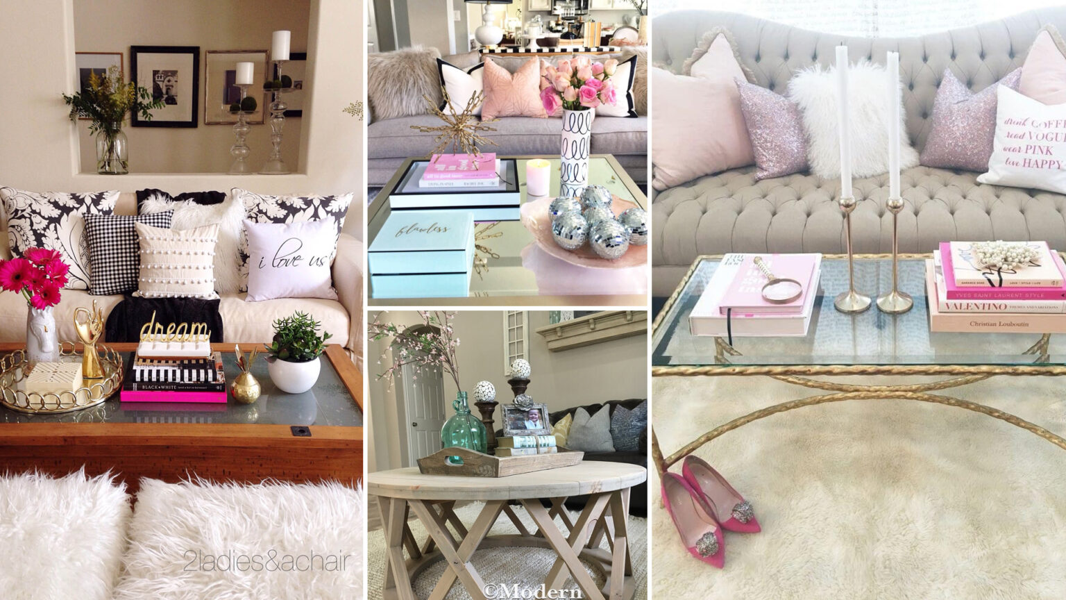 Τραπεζάκι Σαλονιού: 36 + 1 Ιδέες να το διακοσμήσεις και να ανανεώσεις όλο το σαλόνι σου