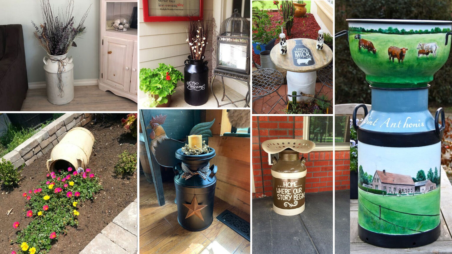 Μεταλλικές Καρδάρες Γάλακτος για το Σπίτι και τον Κήπο - Απογειώστε τη Διακόσμησή σας