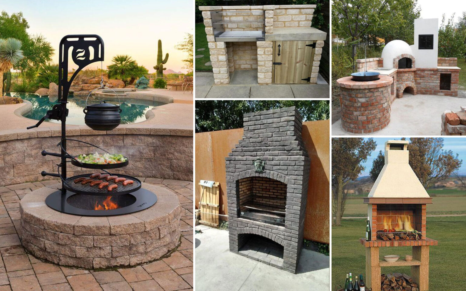 Μπάρμπεκιου από Τούβλα: 21 Ιδέες για να απογειώσετε τον Κήπο σας