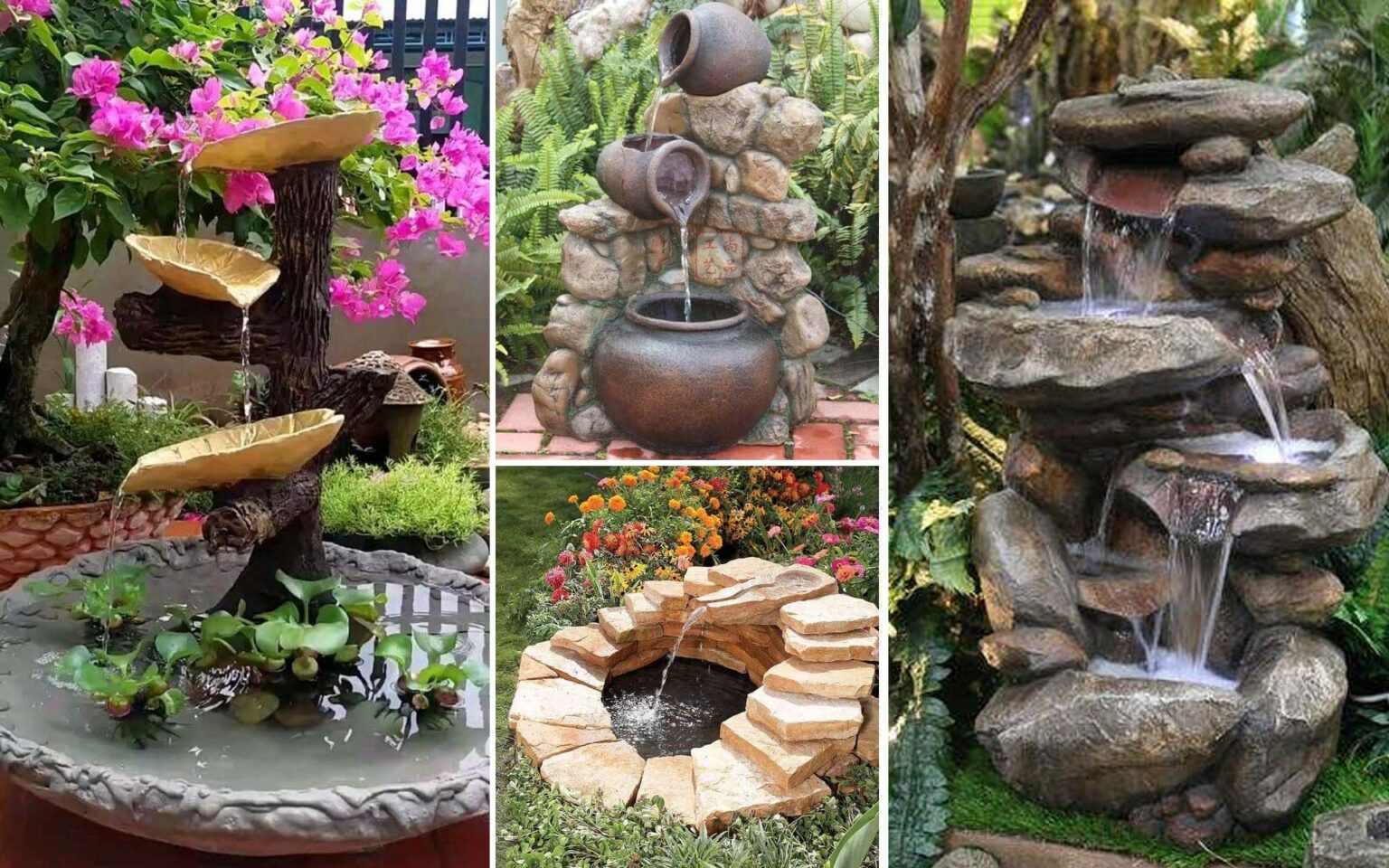 διακόσμηση κήπου με καταρράκτες,ιδέες διακόσμησης κήπου,κατασκευές κήπου,διακόσμηση κήπου,