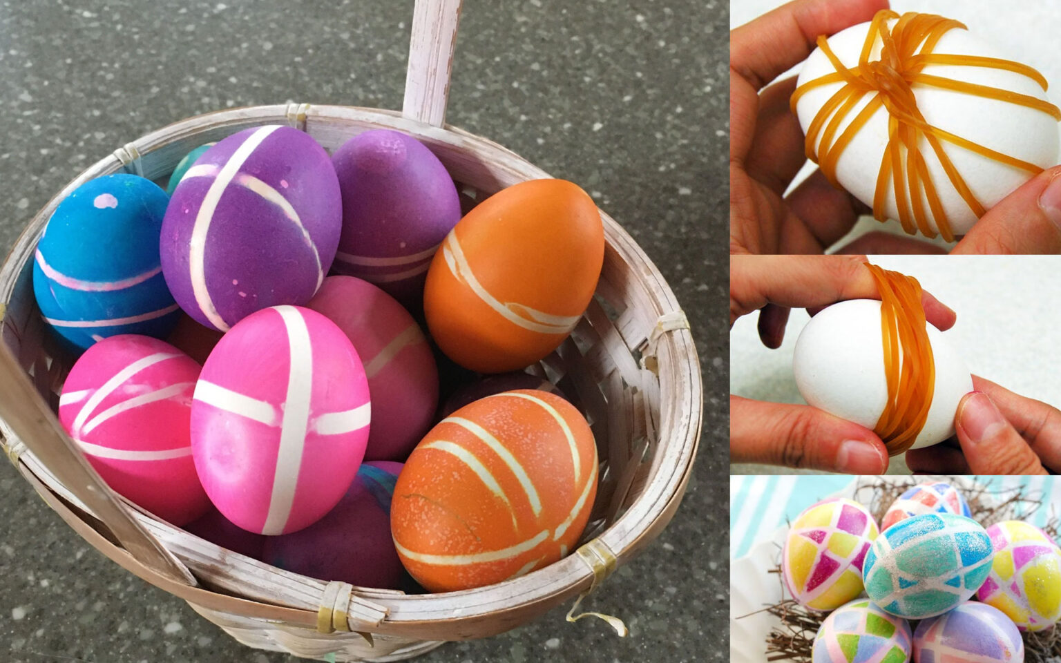 Βάψιμο Πασχαλινών Αβγών 2023: Αυτός είναι ο τρόπος για να Βάψετε Πασχαλινά Αυγά Χρησιμοποιώντας Λαστιχάκια