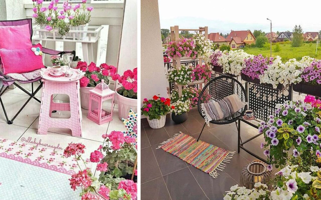 διακόσμηση μπαλκονιού με λουλούδια,ιδέες διακόσμησης μπαλκονιού,διακόσμηση σπιτιού,διακόσμηση,