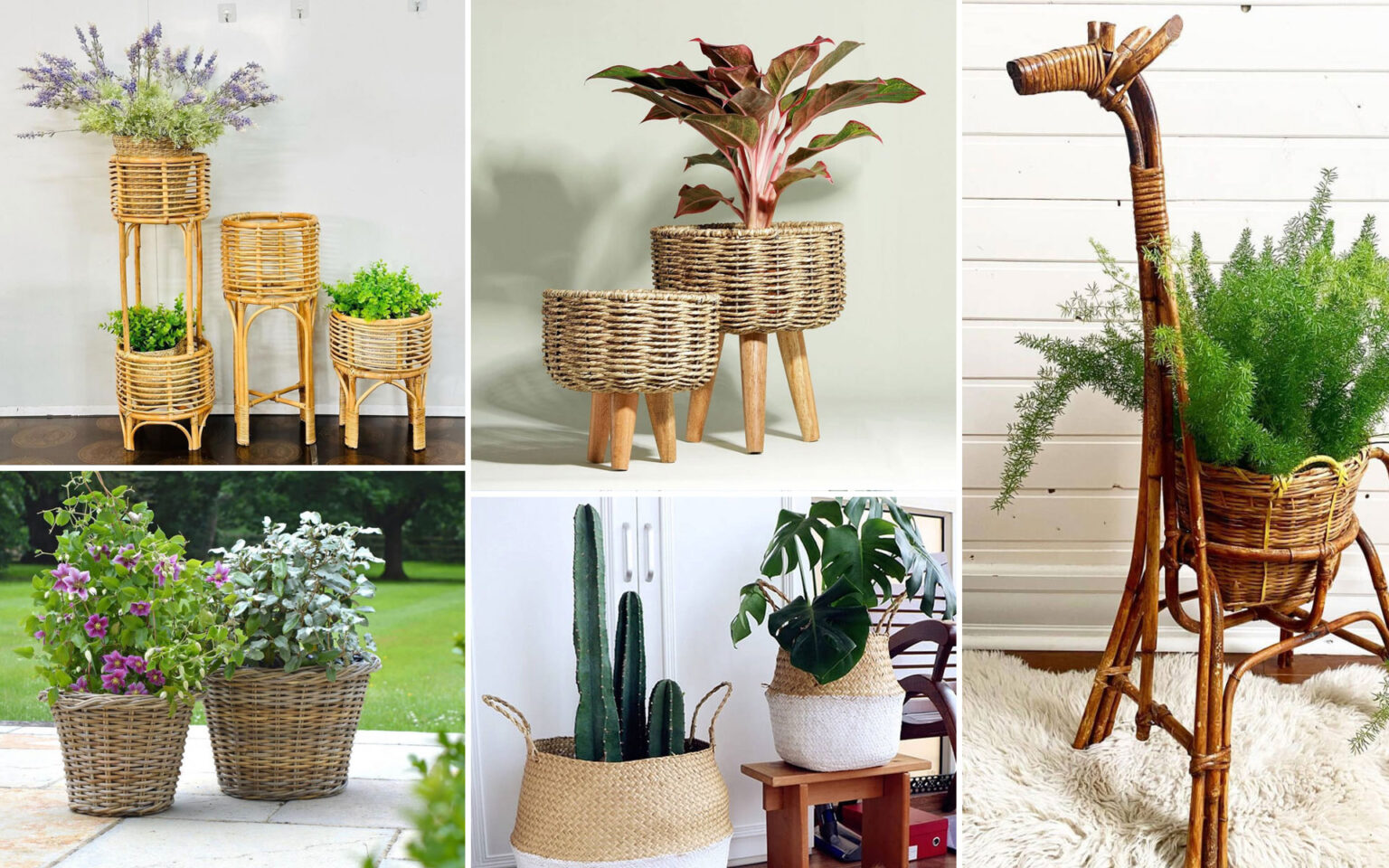 γλάστρες από ρατάν,βάσεις γλαστρών από ρατάν,DIY γλάστρες,διακόσμηση σπιτιού,ιδέες διακόσμησης σπιτιού,