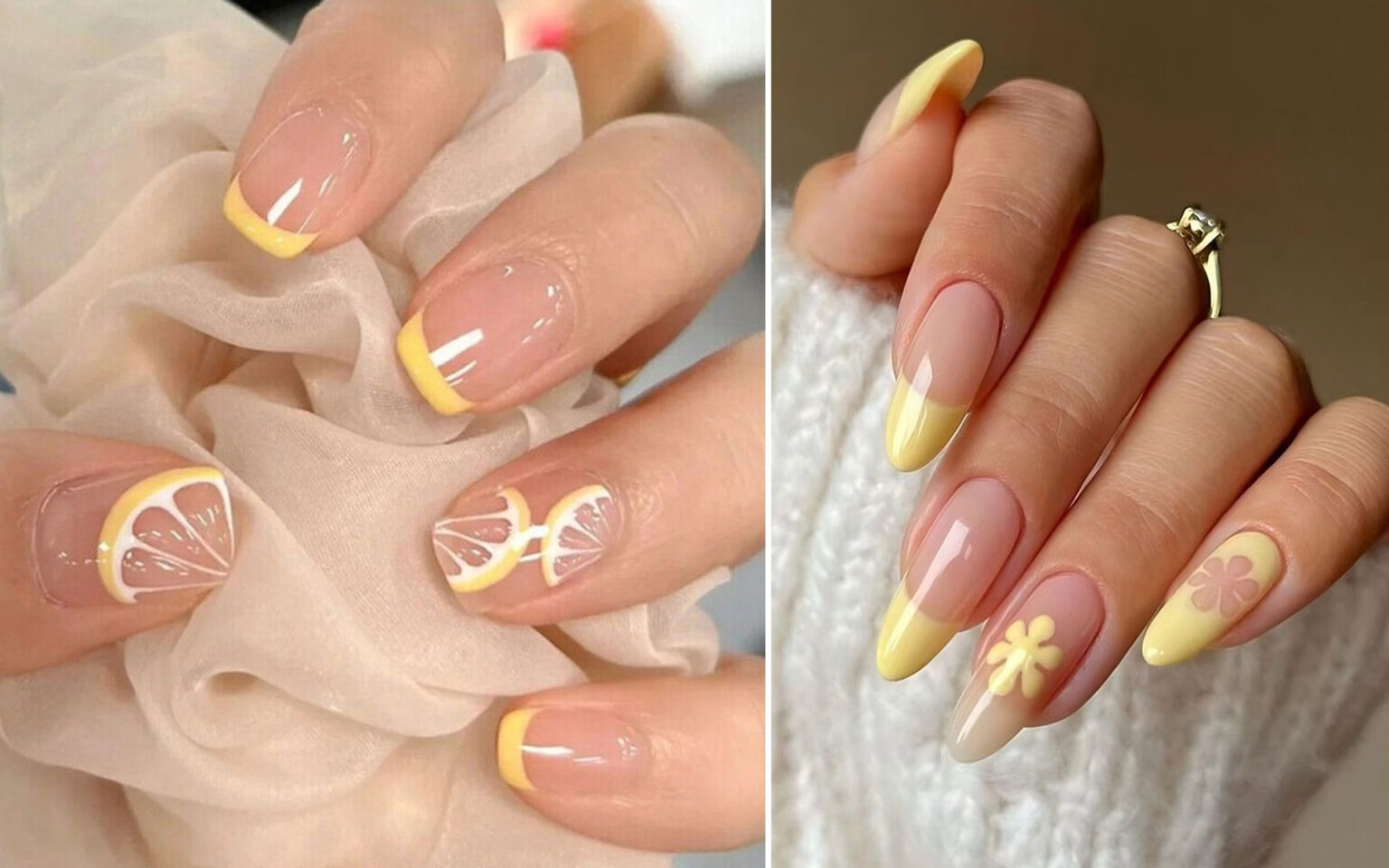 κίτρινα ακρυλικά νύχια,ακρυλικό μανικιούρ,συμβουλές μανικιούρ,ομορφιά,συμβουλές ομορφιάς,