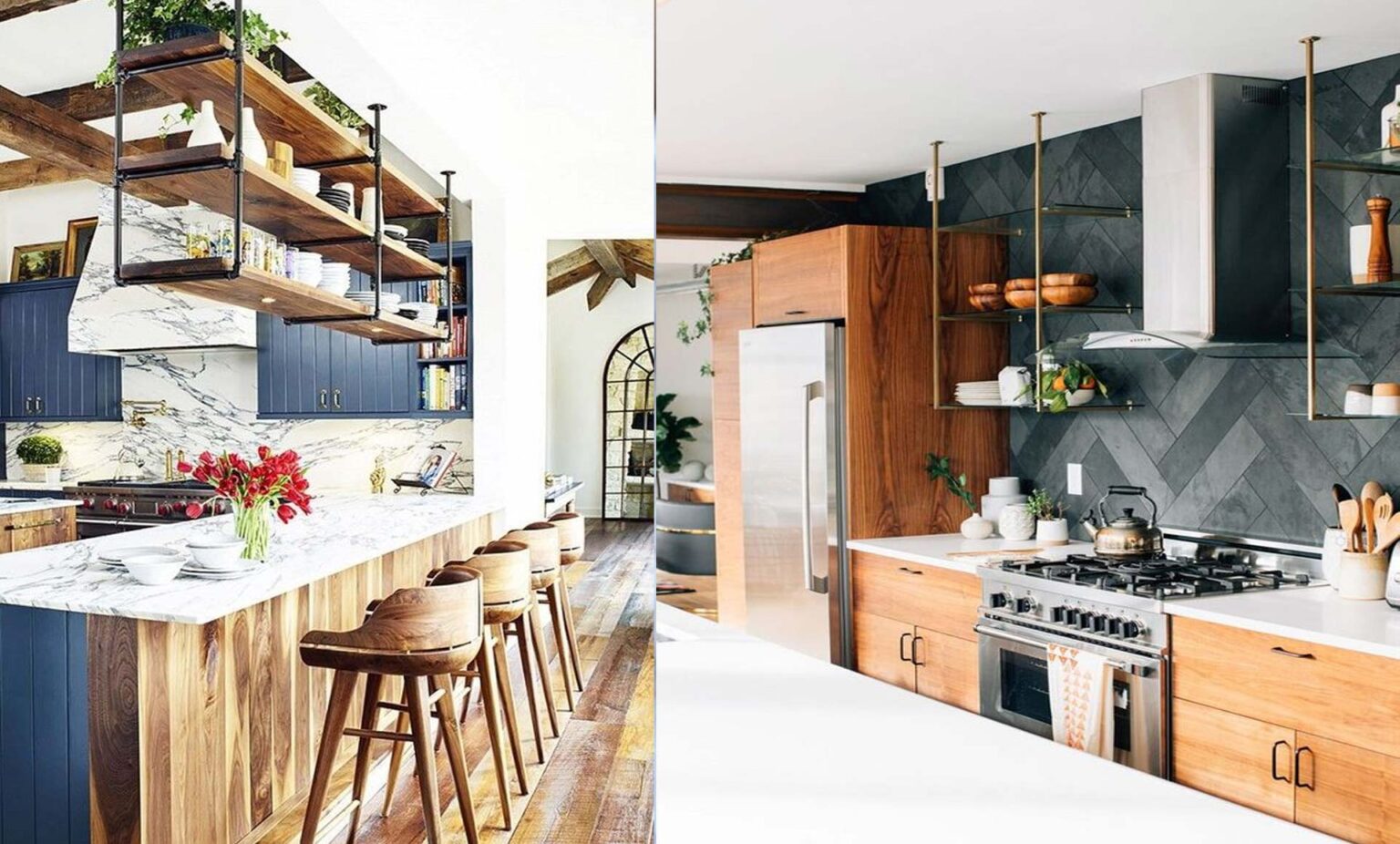 κρεμαστά ράφια κουζίνας,διακόσμηση κουζίνας,ιδέες διακόσμησης κουζίνας,διακόσμηση,