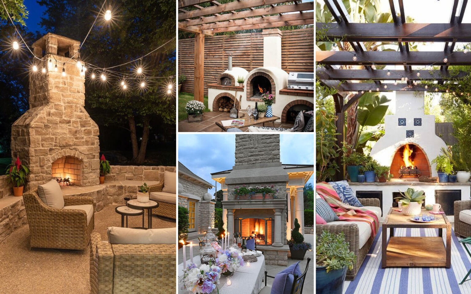 υπαίθρια τζάκια,κατασκευές κήπου,διακόσμηση κήπου,ιδέες διακόσμησης κήπου,