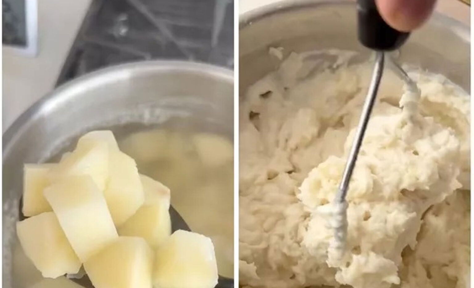 κρεμώδης πουρές πατάτας,συμβουλές μαγειρικής,χρήσιμα,TikTok,