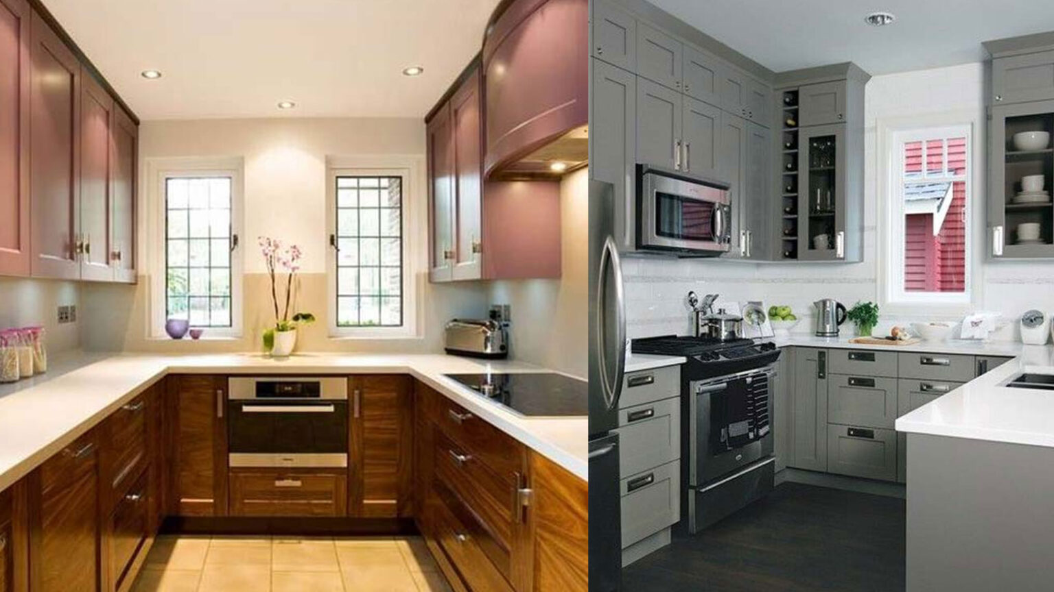 24 Πρακτικά Σχέδια Κουζίνας σε Σχήμα U για Μικρούς Χώρους