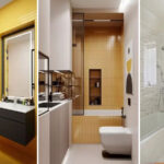 μικρά μπάνια με μπανιέρες,διακόσμηση μικρού μπάνιου,ιδέες διακόσμησης μπάνιου,διακόσμηση,
