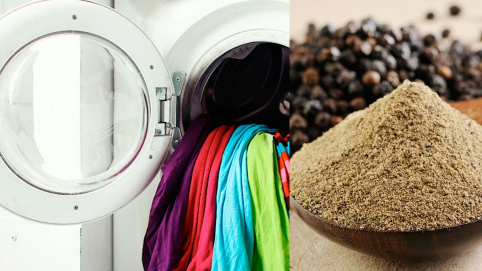 μαύρο πιπέρι στο πλυντήριο ρούχων,καθαρισμός ρούχων,ρούχα,συμβουλές καθαρισμού,κόλπα,χρήσιμα,