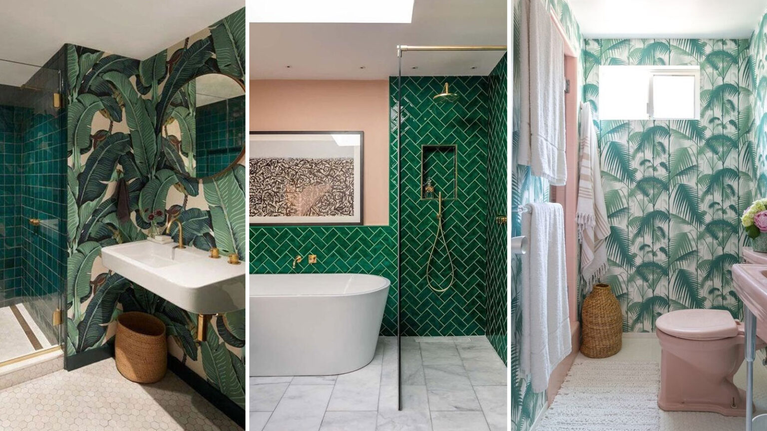 πράσινα μπάνια,διακόσμηση μπάνιου,ιδέες διακόσμήσης μπάνιου,διακόσμηση,