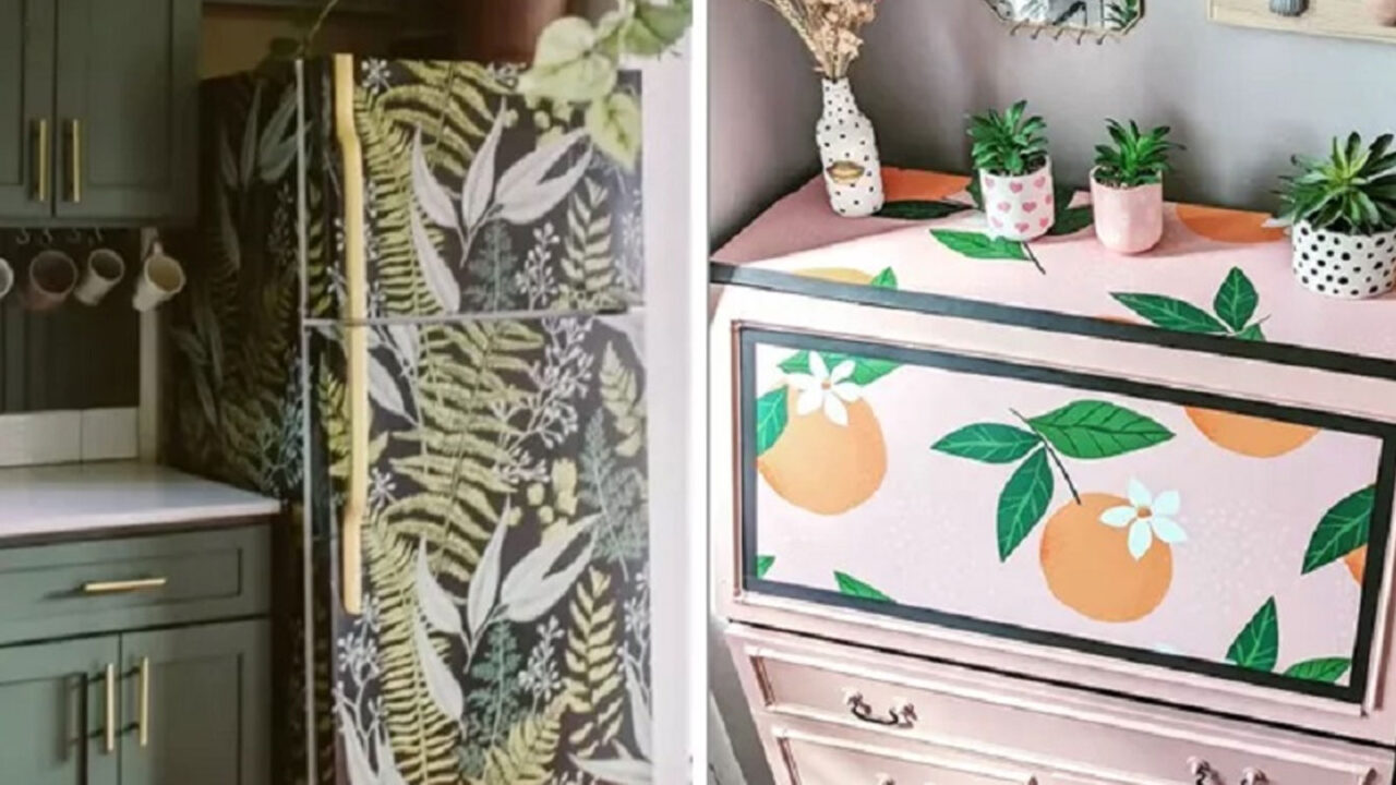 Αντισυμβατικές Ιδέες με Αυτοκόλλητες Ταπετσαρίες σε Όλο το Σπίτι