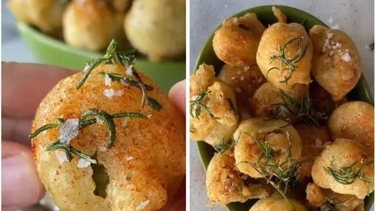 γεμιστές τηγανητές ελιές,καλοκαιρινό ορεκτικό,αλμυρές συνταγές,νόστιμες συνταγές,