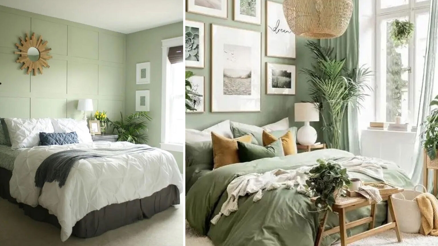διακόσμηση υπνοδωματίου σε πράσινο και λευκό,ιδέες διακόσμησης υπνοδωματίου,διακόσμηση υπνοδωματίου,διακόσμηση,