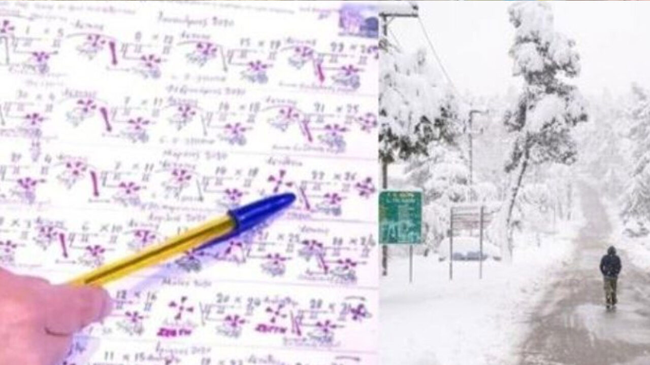 Μερομήνια 2024: Μίλησαν και Φέρνουν Δύσκολο Χειμώνα. Πότε θα Χιονίσει - Ο Καιρός Μέχρι τον Απρίλη