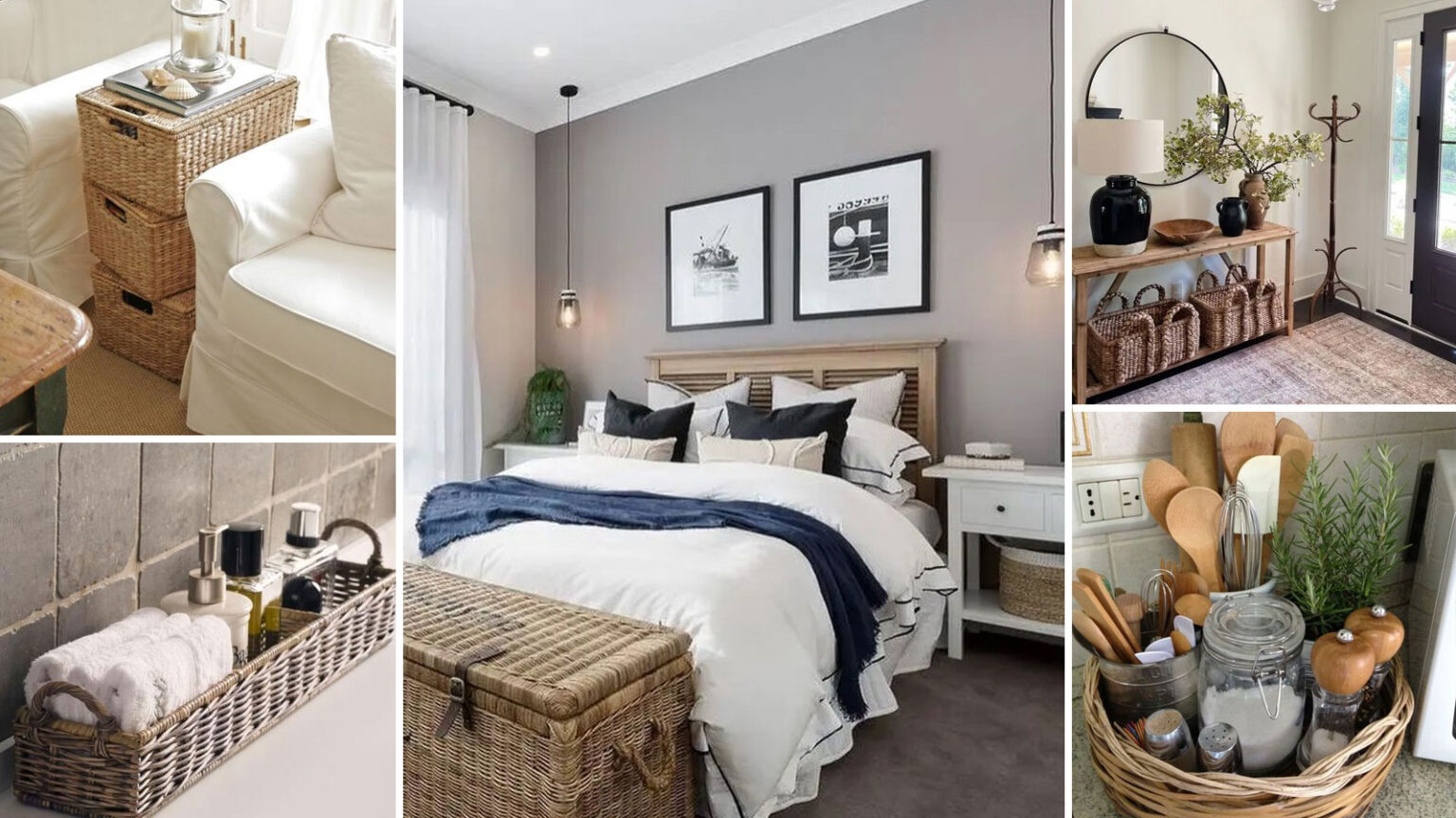 διακόσμηση με καλάθια,ιδέες διακόσμησης με καλάθια,διακόσμηση σπιτιού,ιδέες διακόσμησης,αποθήκευση με καλάθια,οργάνωση με καλάθια,διακόσμηση,