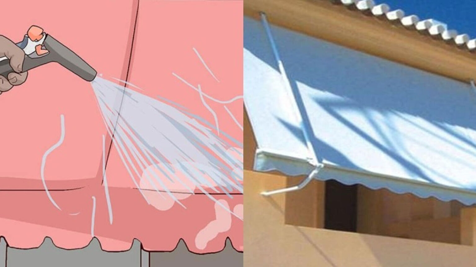 Σκουριασμένες τέντες: 5 καθαριστικά tips για να τις κάνετε να φαίνονται σαν καινούργιες