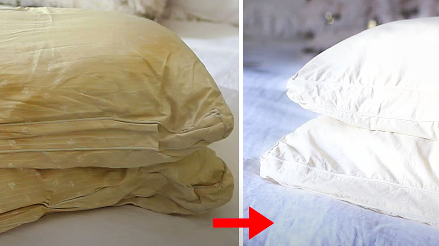 κιτρινισμένα μαξιλάρια,καθαρισμός μαξιλαριών,συμβουλές καθαρισμού,χρήσιμα,