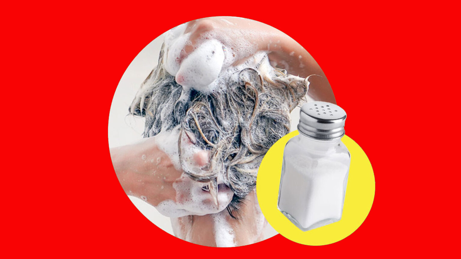 Αλάτι στο Σαμπουάν: Θα σας Λύσει ένα από τα Μεγαλύτερα Προβλήματα Μαλλιών