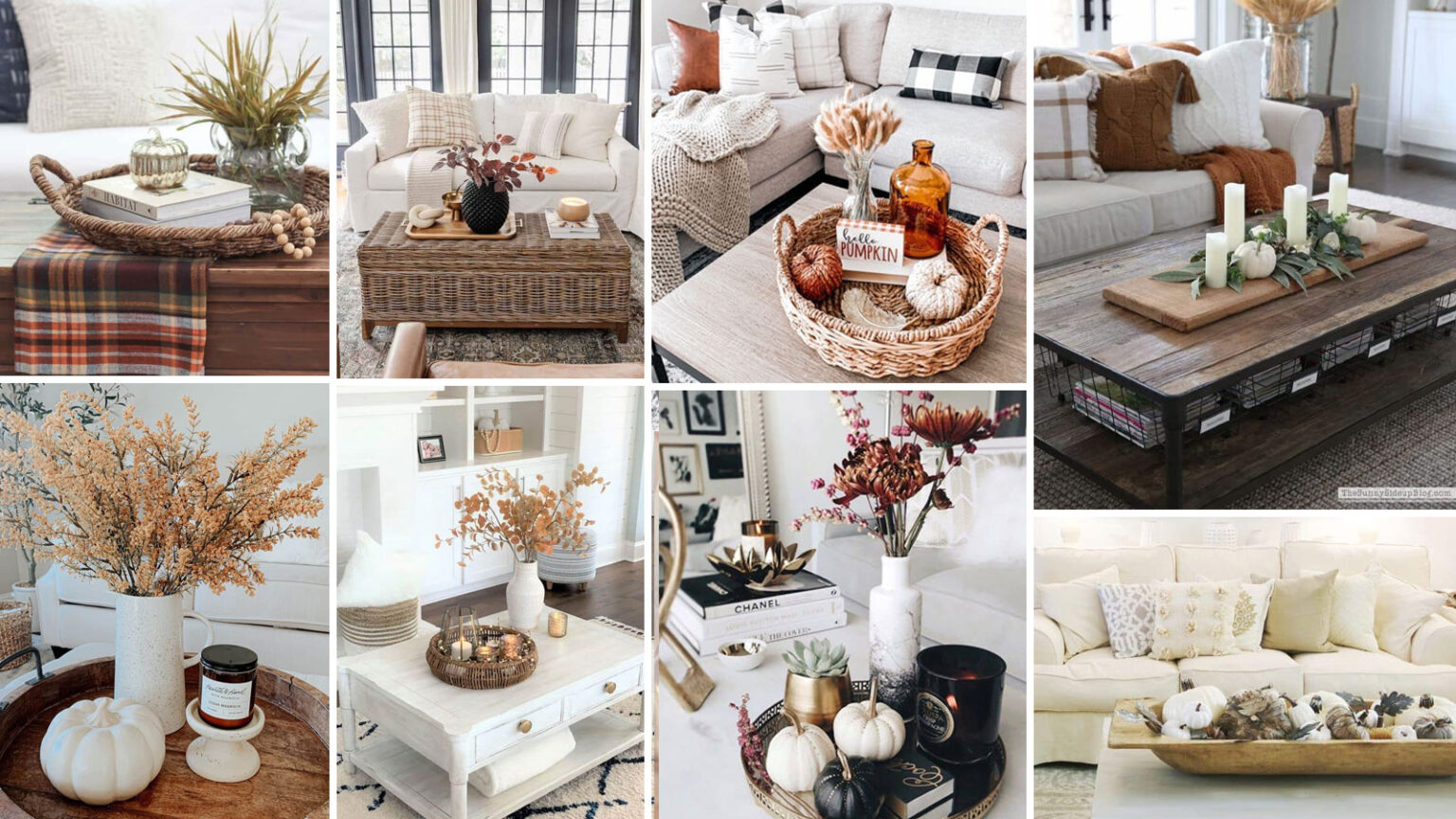 25 ιδέες Φθινοπωρινής διακόσμησης για το τραπεζάκι του σαλονιού. Cozy Σπίτι για όλα τα γούστα