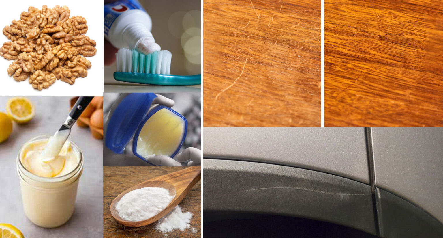 Γρατσουνιές σε ξύλο, ανοξείδωτο, πλαστικό, γυαλί: Με αυτά τα υλικά που έχεις στο σπίτι θα τις αφαιρέσετε από Παντού