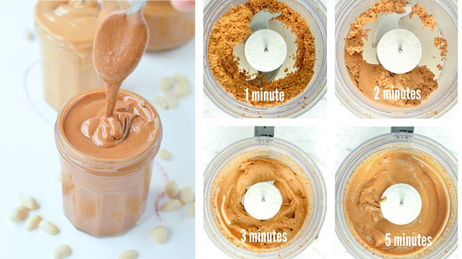 Σπιτικό Φυστικοβούτυρο Χωρίς Ζάχαρη σε 5 Λεπτά