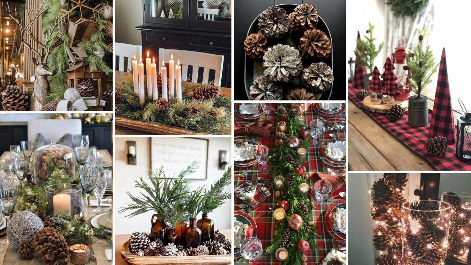 60 Ιδέες Χριστουγεννιάτικης Διακόσμησης με Κουκουνάρια