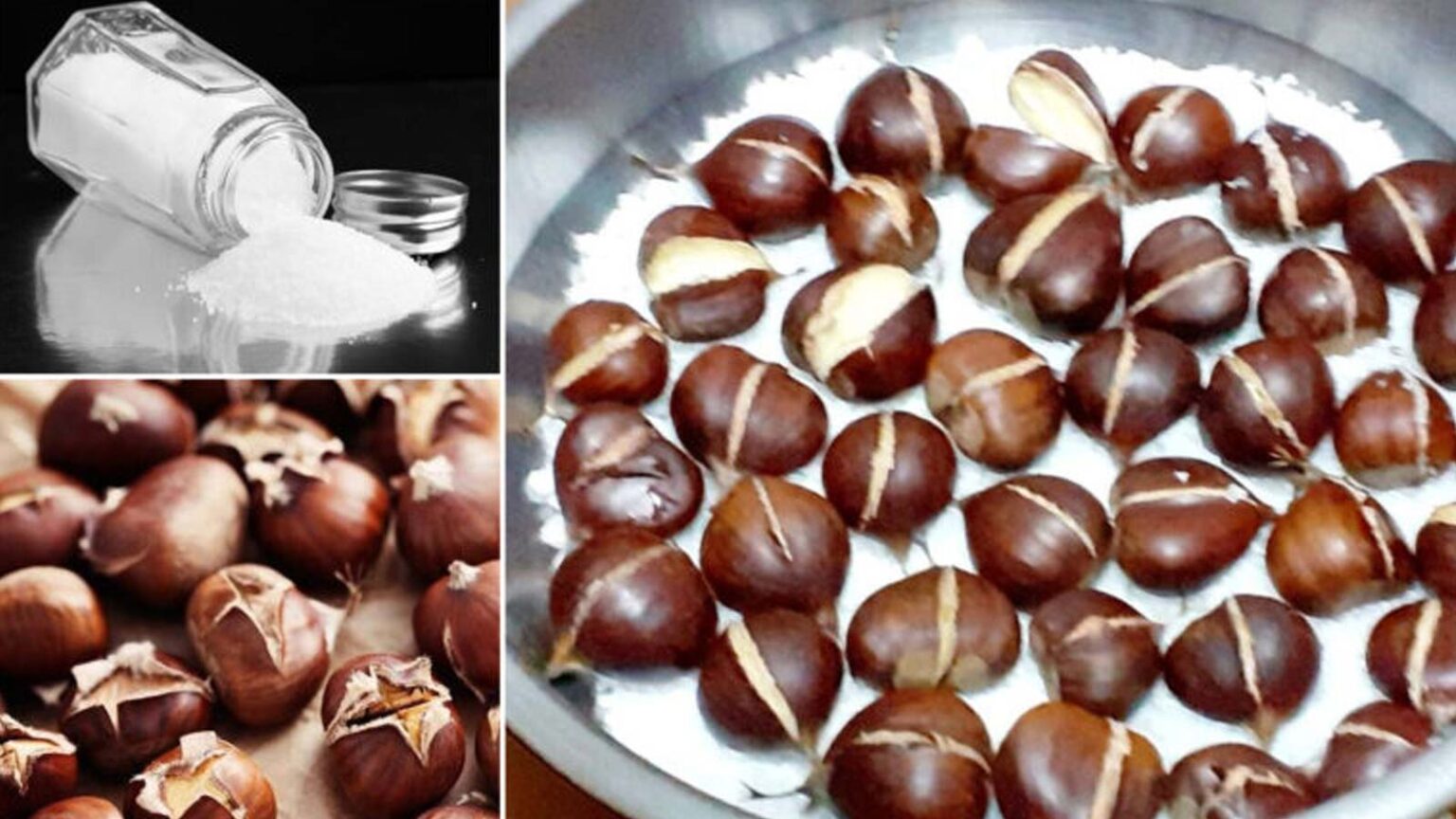Κάστανα Ψημένα στο Αλάτι: Ο τρόπος για νόστιμα κάστανα έτοιμα σε 15 λεπτά
