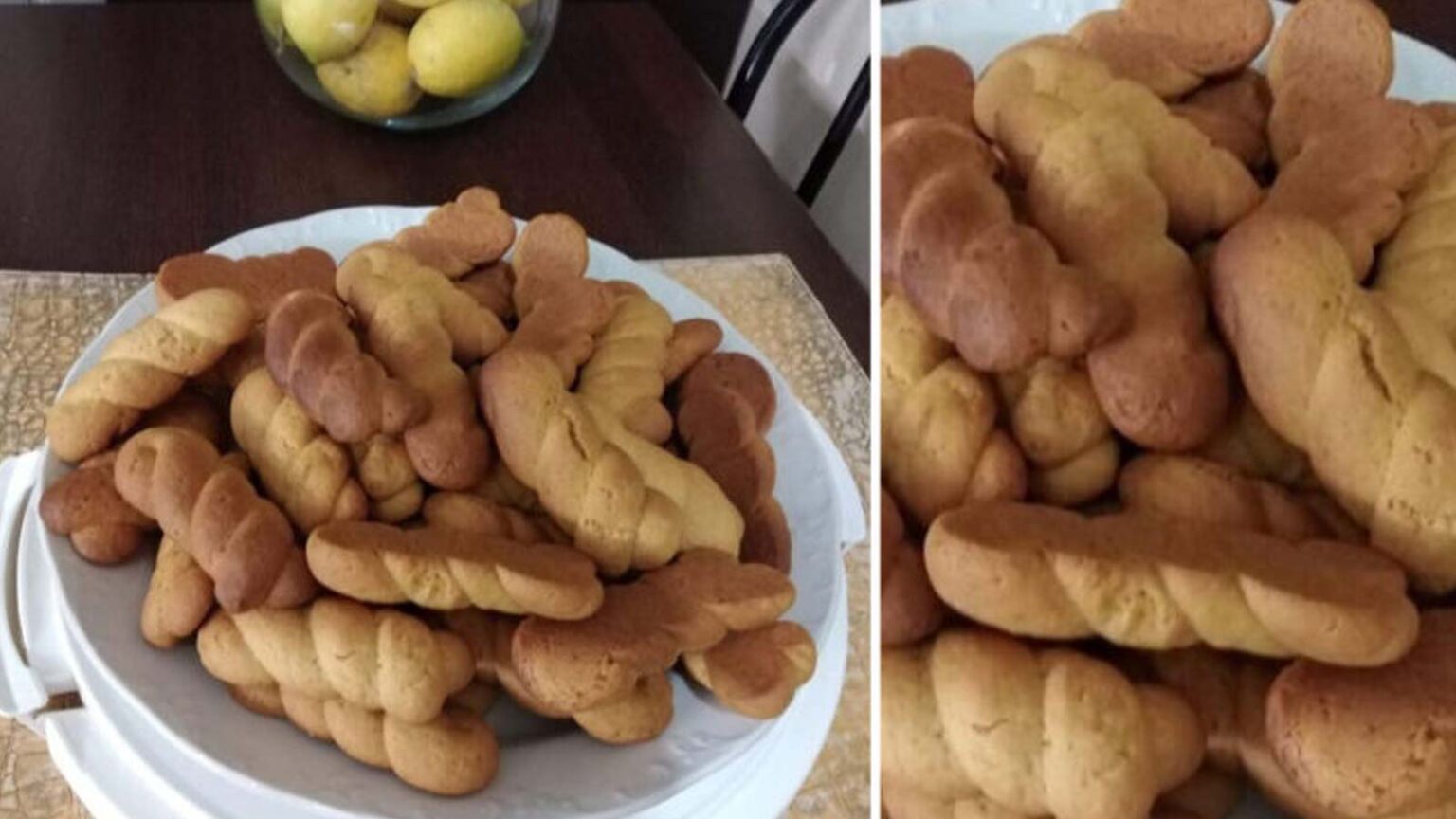 Κουλουράκια Διαίτης με 4 Υλικά και λίγες θερμίδες