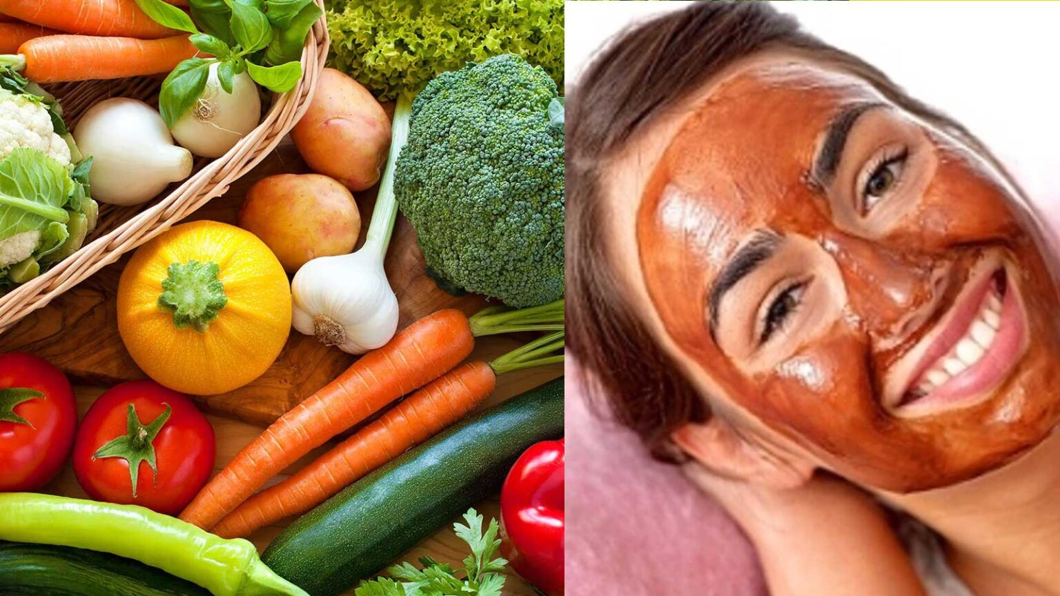 Μάσκες Λαχανικών για Λαμπερό Πρόσωπο