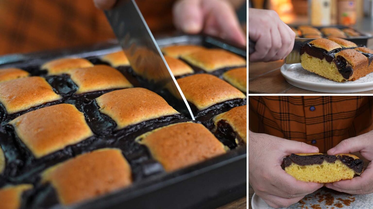 Το Υπέροχο Νηστίσιμο Κέικ με κρέμα σοκολάτα από τον Παναγιώτη Παπαδάκη