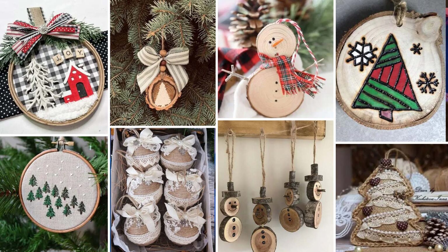 80 Ρουστίκ Χριστουγεννιάτικα Στολίδια για να Δοκιμάσετε