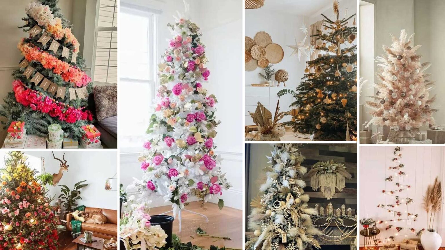 Χριστούγεννα 2023: 48 Ιδέες Boho Διακόσμησης για Χριστουγεννιάτικο Δέντρο
