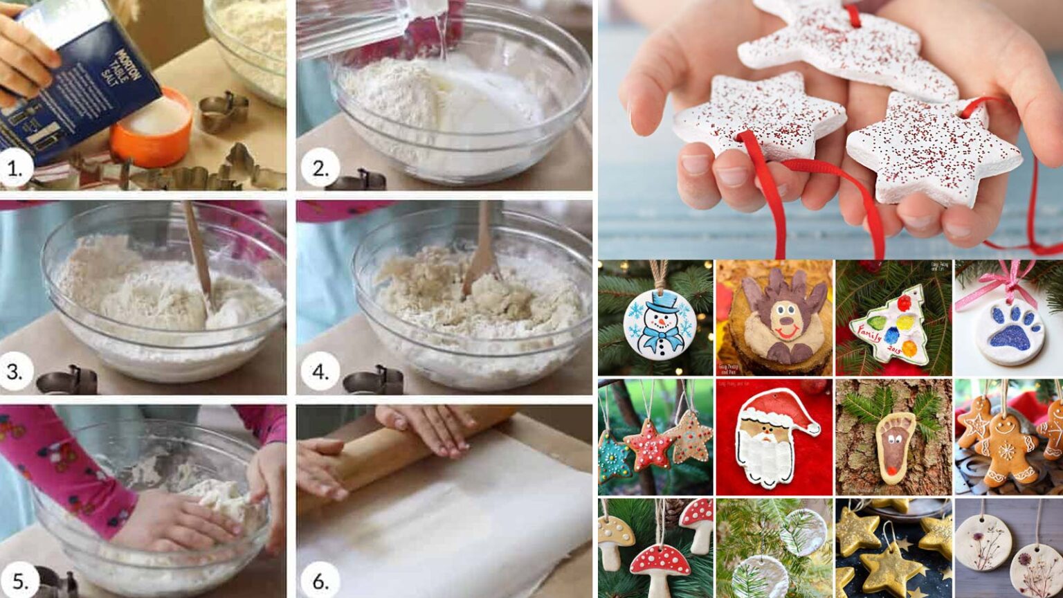 Η καλύτερη "Ζύμη Αλατιού" για να φτιάξεις Χριστουγεννιάτικα στολίδια και διακοσμητικά - Με 3 Υλικά